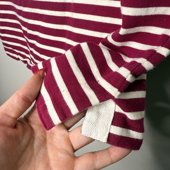Vineyard Vines Striped Maroon and White Dress - Picture 5 of 6